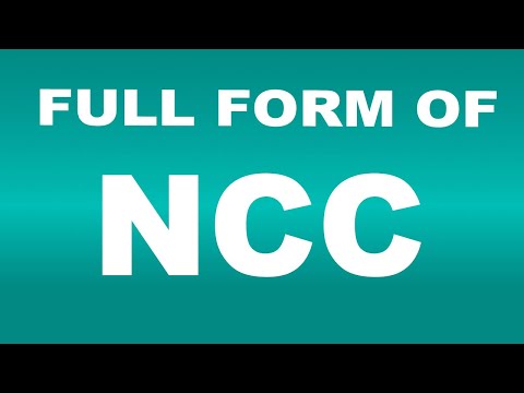 Full Form of NCC | What is NCC Full Form | NCC Abbreviation