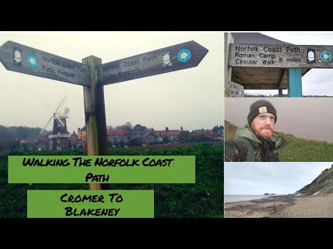 Walking The Norfolk Coast Path | Horrendous Weather Conditions | Cromer to Blakeney