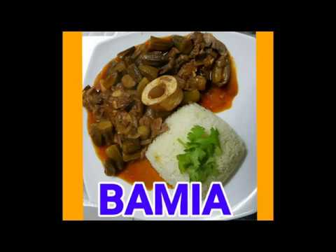 BAMIA  okra with beef and tomato sauce