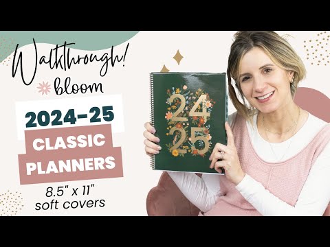 2024 - 25  8.5x11 Soft Covers - bloom Daily Planners ®