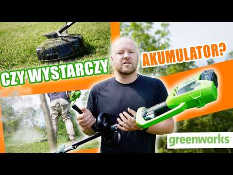 Podkaszarka AKUMULATOROWA  Czy to dobry pomysł? Test GREENWORKS GD40BCK4 40V