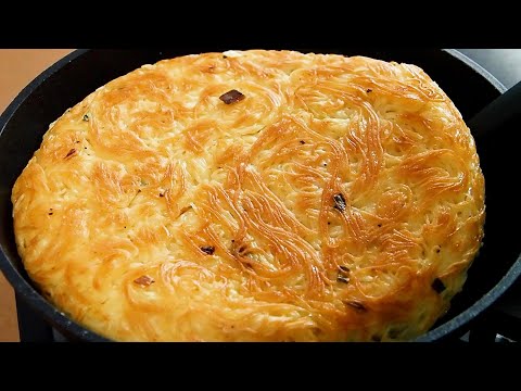 Vermicelli Pancake with Green Onion and Egg