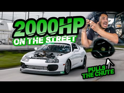 2000HP Supra SCREAMS to 10,000RPM on the STREET! (The End of an Era)