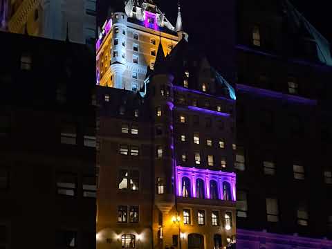 Quebec Fairmont Le Château Frontenac hotel castle #shorts