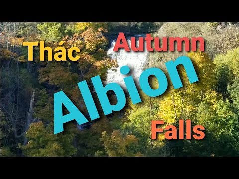 Hamilton, ON,CANADA : Albion Falls in Autumn  - Thác Albion vào Mùa Thu.