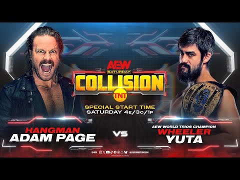 AEW Collision Hangman Adam Page vs Wheeler Yuta (SIM)