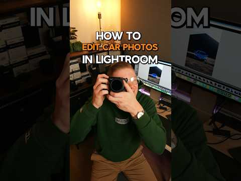 How To Edit Car Photos In Lightroom (Lightroom Editing Tutorial - Pause to screenshot)