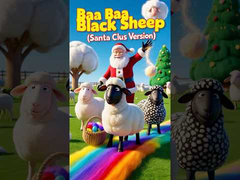 Santa Claus Dancing with Black Sheep #baabaablacksheep #christmassongs #christmas #christmasmusic