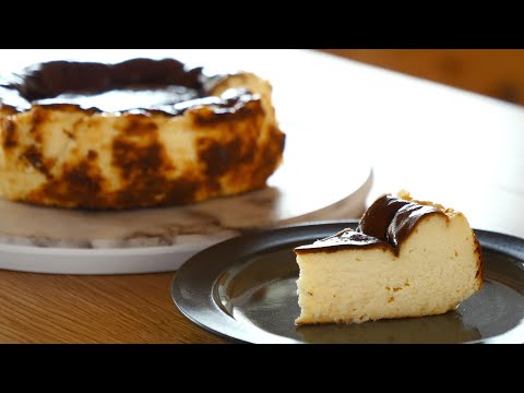 Basque Cheesecake - Burnt Cheesecake | Basque Burnt Cheesecake