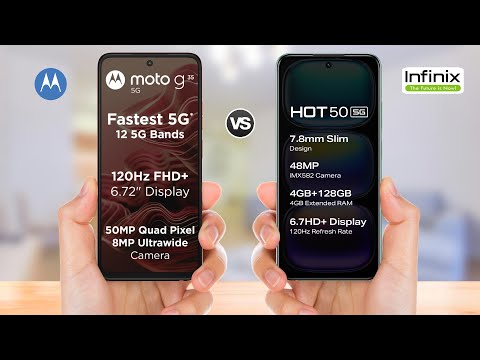 Moto G35 5g vs Infinix Hot 50 5g || Full Comparison