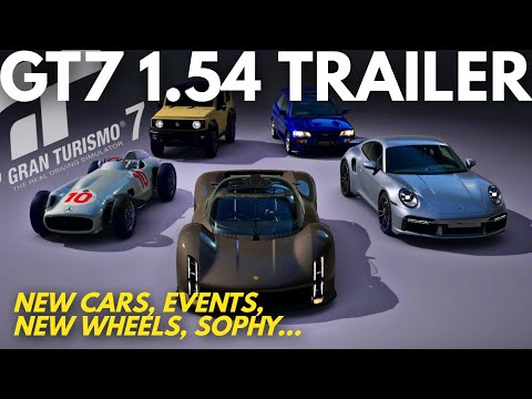 GT7 1.54 November Update Trailer Drops | 5 Cars, New Rims, Events, Sophy, Scapes | Gran Turismo 7