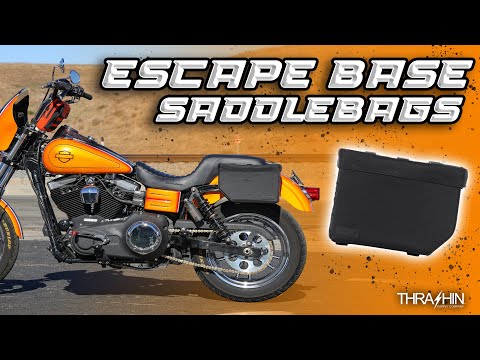 Thrashin Supply Escape Base Saddlebags (MINIMALIST DESIGN)