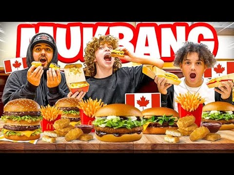 TRYING EXOTIC CANADIAN MCDONALD'S FOOD!