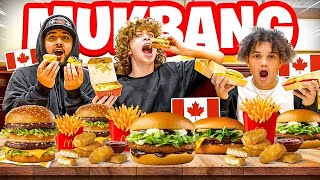 TRYING EXOTIC CANADIAN MCDONALD'S FOOD!