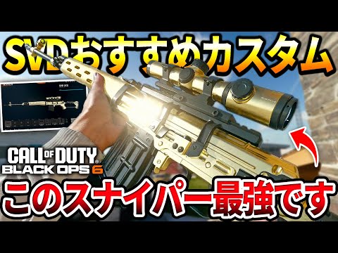 【COD:BO6】この武器は最強です‼スナイパー『SVD』の個人的おすすめカスタムが強すぎたｗｗ【カスタム紹介】