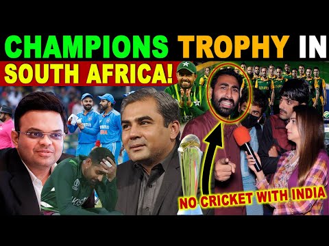 SOUTH AFRICA WILL HOST 2025 CHAMPIONS TROPHY IF PCB DOESN’T ACCEPT THE HYBRID MODEL | PAK REACTIONS