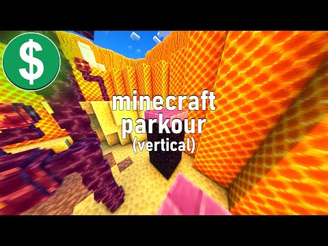 Minecraft Parkour Gameplay NO COPYRIGHT (Vertical)