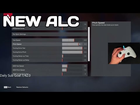 Extesyy Shows NEW ALC Controller Movement Sens & Settings Season 16