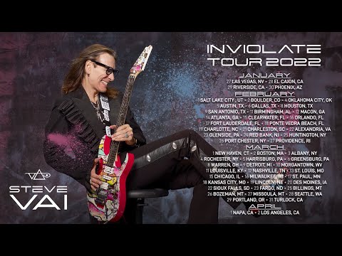 Steve Vai INVIOLATE U.S. Tour 2022