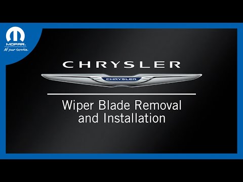 Wiper Blade Removal and Installation | How To | 2024 Chrysler Pacifica Hybrid