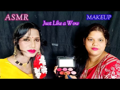 ASMR~Doing My Sweet Elder Bro Transformation  Festival Party Makeup (Tingles) @asmrsangi 🌹