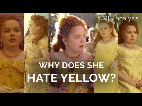 the meaning behind penelope's yellow dresses #bridgerton #penelopefeatherington #shorts