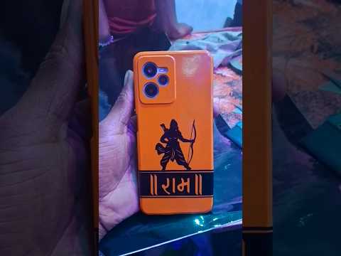 Jay Shree Ram Radium Printing On Mobile Case #short #shortfeed #jayshreeram