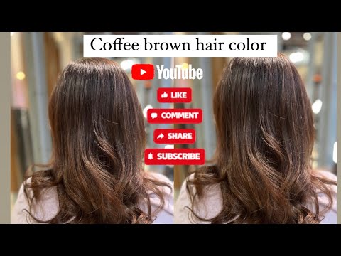 Coffee brown hair colour Kaise Kare | how to do coffee brown hair color | #coffeebrown #haircare #yt