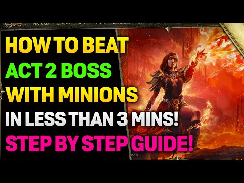 HOW TO BEAT ACT 2 BOSS WITH EASE With Our NEW Raging Infernalist Build! | POE2