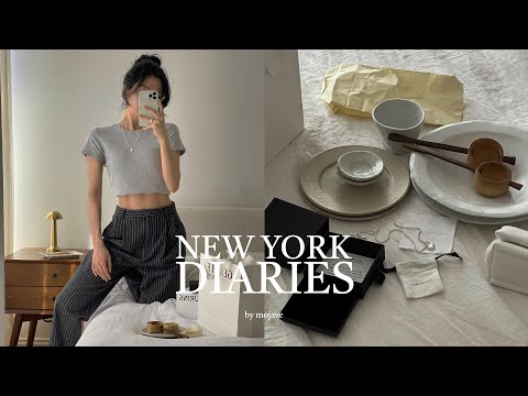 New York Vlog 🗽 Things I Got From Korea | Weekend In Brooklyn | Spring Is Here! [Eng sub]