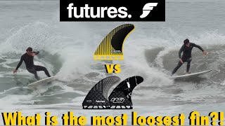 What is the most loose and responsive Futures surfboard fins?! Fin Spex by UsedSurf. #surf #surfing