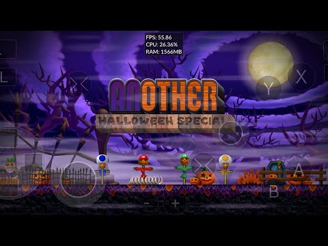 Another Halloween Special New Super Mario Bros U WiiU Android Cemu Test 60FPS Xiaomi 11T Pro SD888