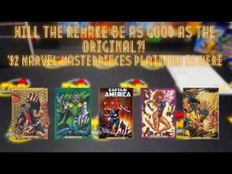 Throwback Thursday.. Let's Check In With The 90s Through Marvel Masterpieces Platinum!