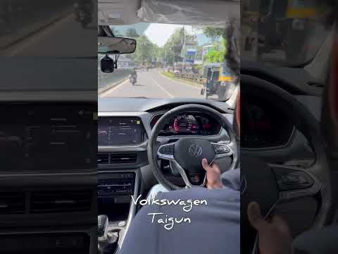 Panthal chant | Taigun drive with dabzee song | shorts | #automobile #autopovdrive #shorts