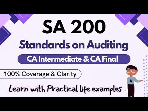 SA-200 "Overall Objectives of an Auditor" in English | CA Inter & Final