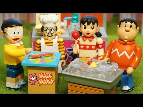 クジをくるくる何本当たる？キンキン冷えたあんず飴 / 【Doraemon】Let's turn a lottery and eat fruit candy