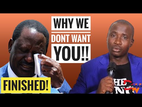 RAILA PANICS AS WYCLIFFE ODHIAMBO EXPOSES WHY LUOS DON'T WANT HIM TO WIN A.U!