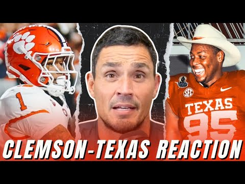 Clemson-Texas REACTION | Longhorns hold off Tigers Comeback | College Football Playoff First Round