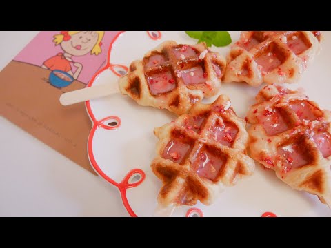 Vitantonio「草莓糖霜可頌棒/ Strawberry Croffle / 딸기 크로플」 市集小點心自己做！！