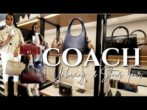 COACH Unboxing & Store Tour | YSL VS COACH Handbags | TIKTOK 'IT BAG' | Black Friday Sales