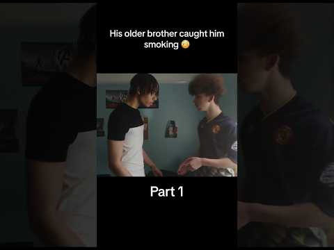 HIS OLDER BROTHER CAUGHT HIM SMOKING😳👀 #shorts #funny #funnyshorts #shortfilm #police #crimedrama