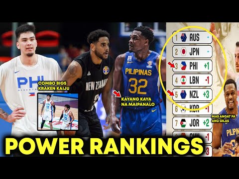 Angat sa Power Rankings ang Gilas. KAI SOTTO Junemar! Kraken Kaiju Combo. Solid Front Court Kaya ng