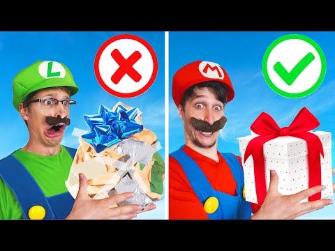 Super Mario Christmas Party Minigames In Real Life