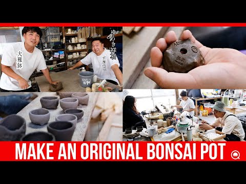 Make an original pot! I learned how to make a taiga bowl. [Bonsai Q]