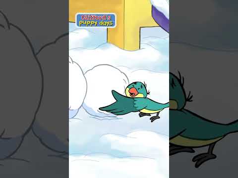 A Snowman Taking a Nap | Clifford's Puppy Days | Scholastic Classic #shorts