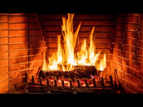 Fireplace 🔥 Fall Asleep Fast In 5 Minutes With Relaxing fireplace and crackling fire sounds