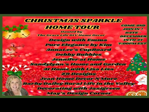 CHRISTMAS SPARKLE HOME TOUR COLLABORATION #christmas #hometour #christmassparklehometour #holiday