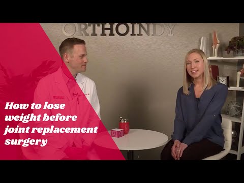 How to lose weight before joint replacement surgery