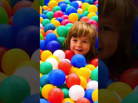 Mommy Is Looking for Baby Bianca & Toy Rabbit Lucky in the Ball Pit #kids #pretendplay #funforkids