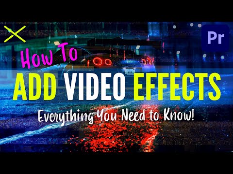 How To Add & Edit VIDEO EFFECTS in Premiere Pro CC 2021 // Tutorial for Beginners!